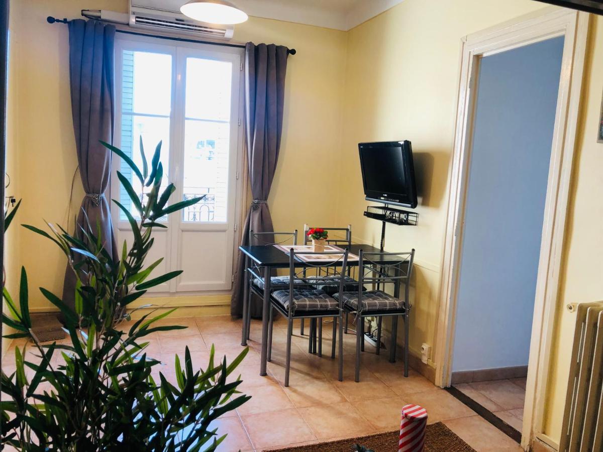 charmant studio au Cœur de Nice terrasse ensoleillée 850 M des plages Extérieur photo